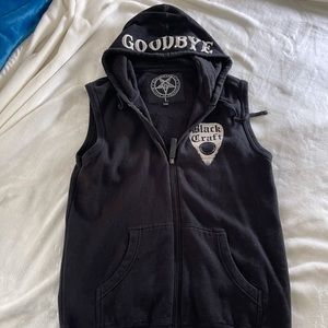 Men’s Blackcraft Cult sleeveless hoodie